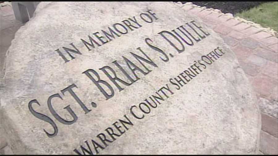 A memorial honoring a fallen Warren County deputy was dedicated Friday.