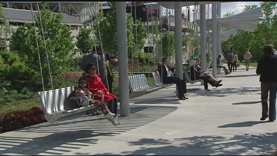 The Duke Energy Garden at Smale Riverfront Park will be dedicated on Monday.