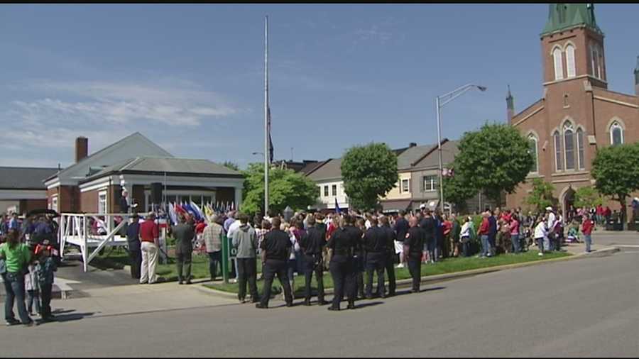 Memorial Day in Franklin, Ohio, always means a parade and ceremony to honor American War heroes, but this year, the ceremony took on an added meaning when victims of war on American soil were honored.