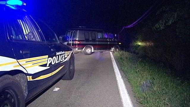 Woman transported to hospital after stolen van crashes into vehicle