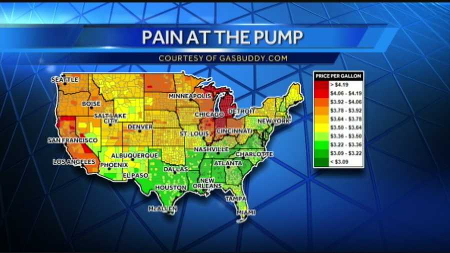 Tri-state drivers are doing a double take at the gas pumps.  Gas prices in the Cincinnati area are up an average of 36 cents in the last week.