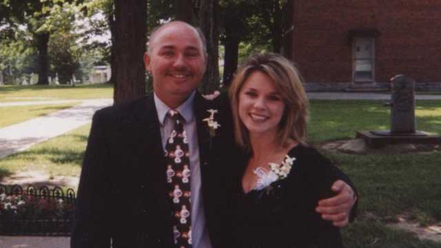 Sheree Paolello with her dad, Ron, in 2003.