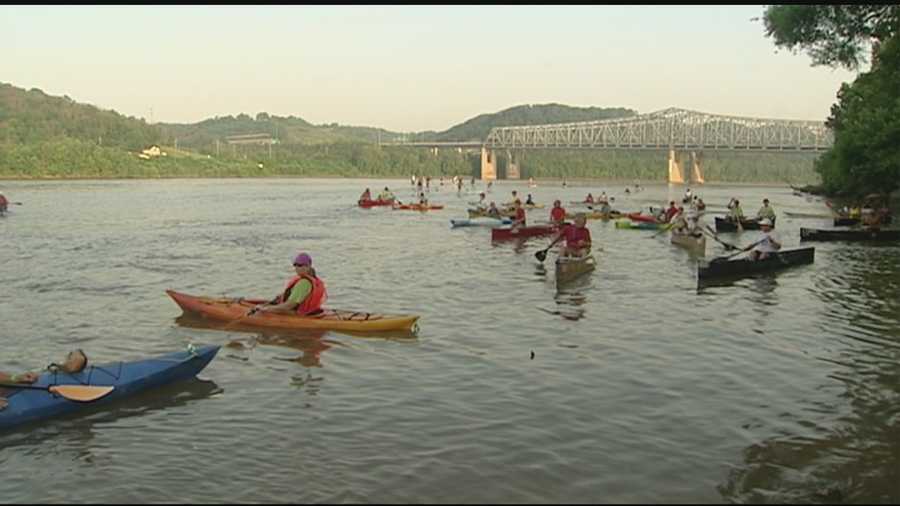 Thousands of participants gathered on the Ohio River for an annual festival.