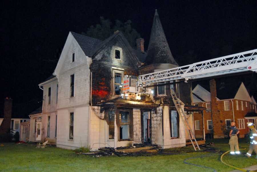 Images Greenfield house fire