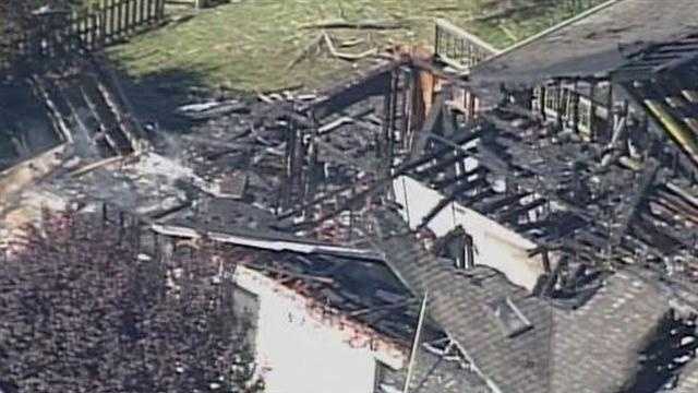Images: Small plane crashes into Indiana home