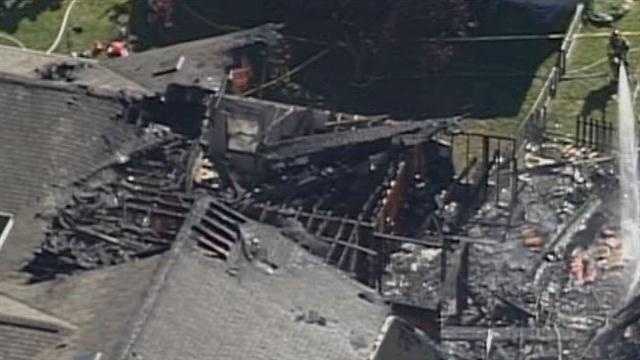 Images: Small plane crashes into Indiana home