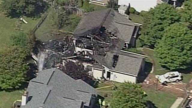 Images: Small plane crashes into Indiana home