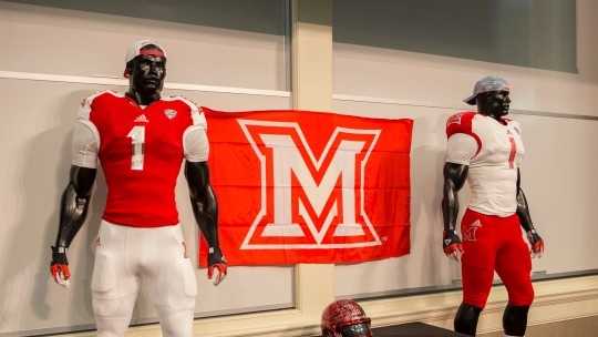 Miami Redhawks reveal new football uniforms for upcoming season