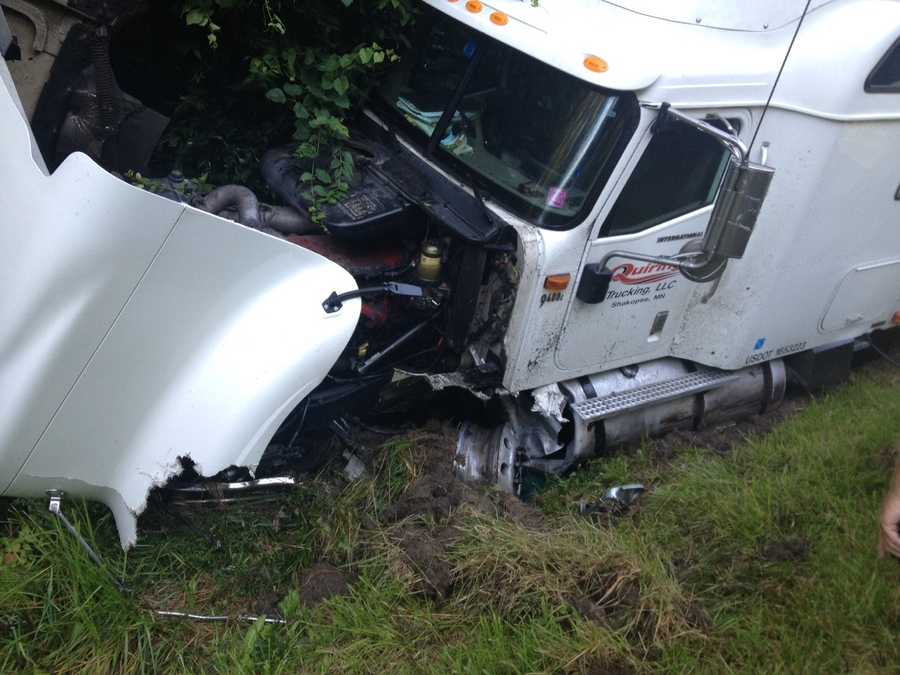 Crash, fuel spill shut down Route 73 near Waynesville