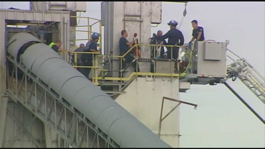 A man died after falling into an 80-foot silo Tuesday in Butler County.