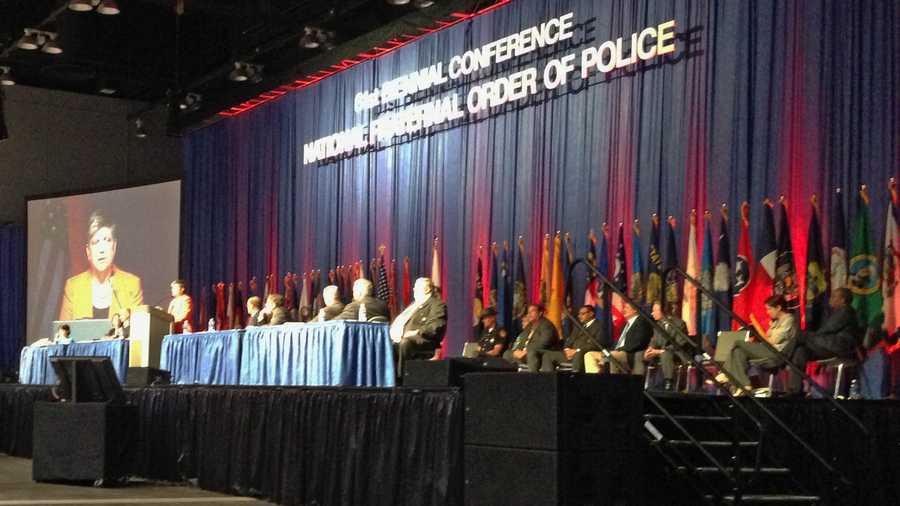 Thousands of cops in Cincinnati for national conference