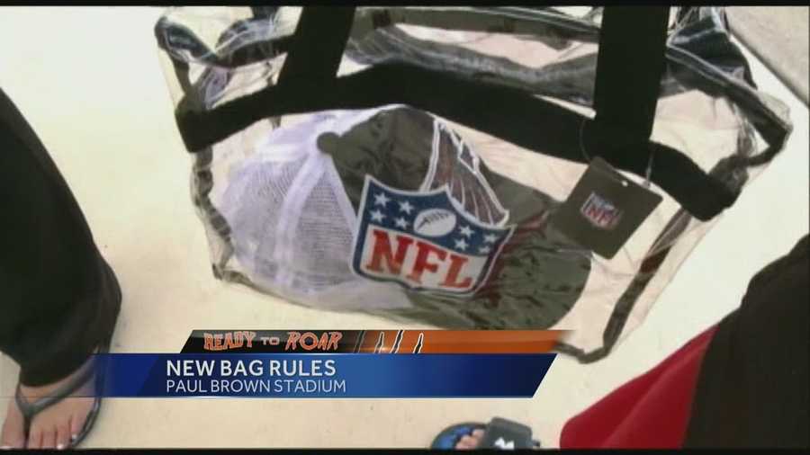 At the Bengals first preseason home game, some Bengals fans said they didn't know about the NFL's new bag policy.