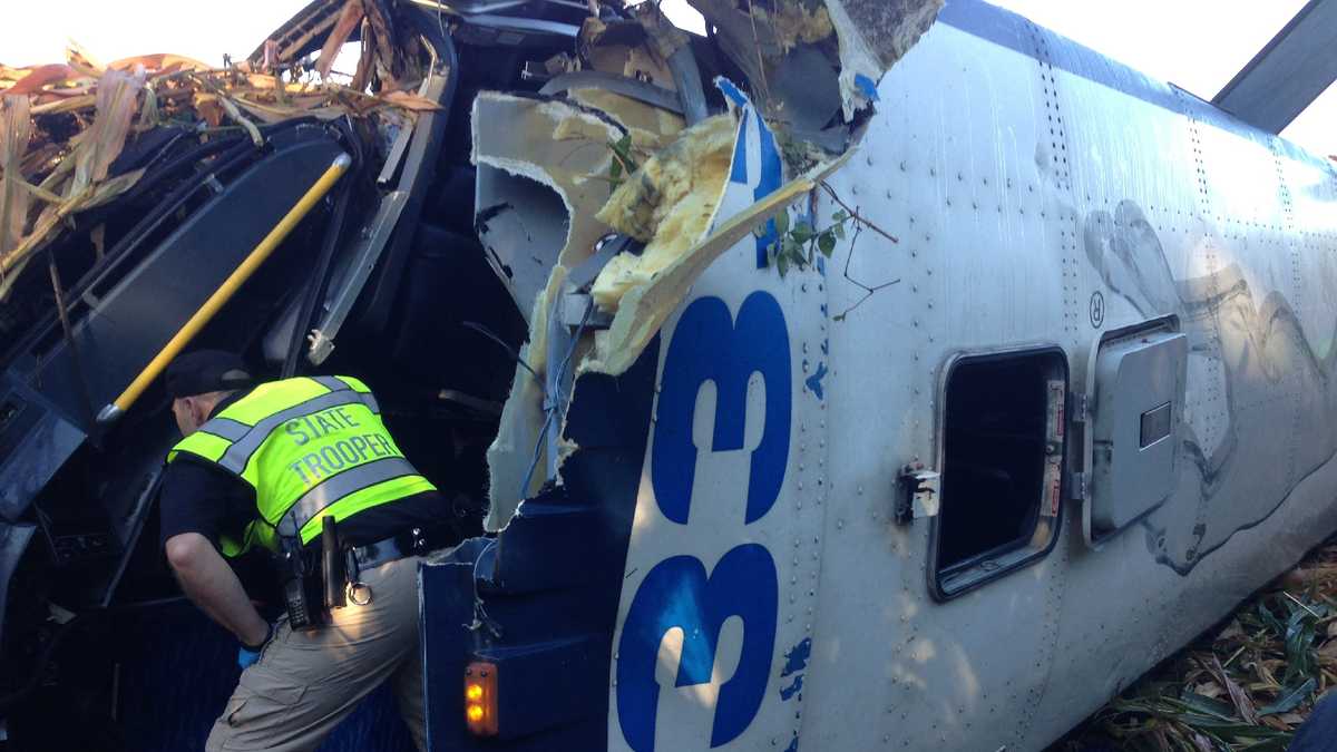 911 calls from Greyhound accident reveal chaos in moments after crash