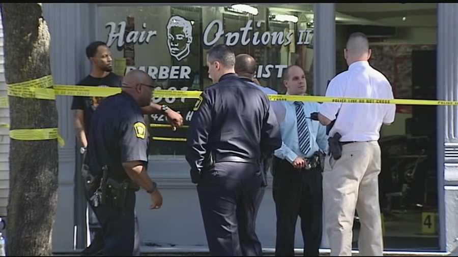 Man shot while in barber chair at Hamilton Avenue shop