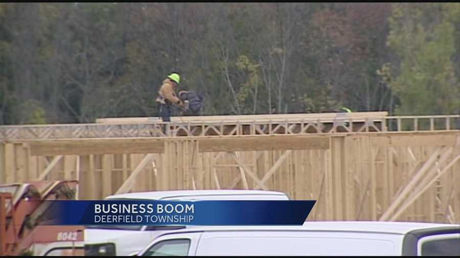 The city of Mason is experiencing a building boom that is bringing new businesses and apartments.