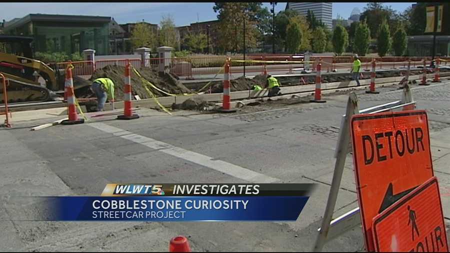 Bricks and cobblestone removed to make way for streetcar project will be returned to the streets of Cincinnati.