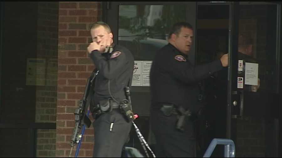 There is no suspect Tuesday after police swarmed into Lockland Elementary school after reports of a gunman inside.