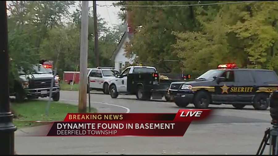 After the dynamite was discovered, authorities evacuated everyone within 2,000 feet of the home.  About 30 residents were forced to leave their homes.