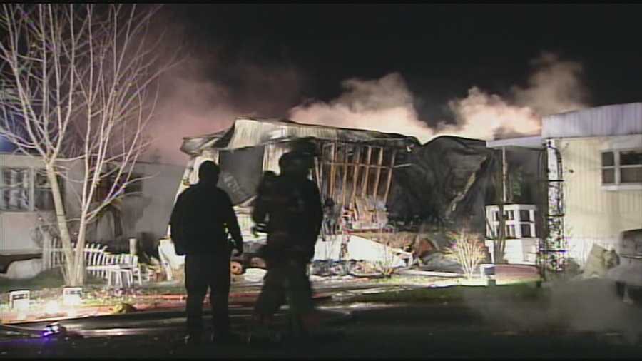 Gas leak led to explosion, fire at Mason trailer park