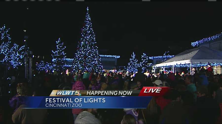 Friday was the start of the Festival of Lights at the Cincinnati Zoo.