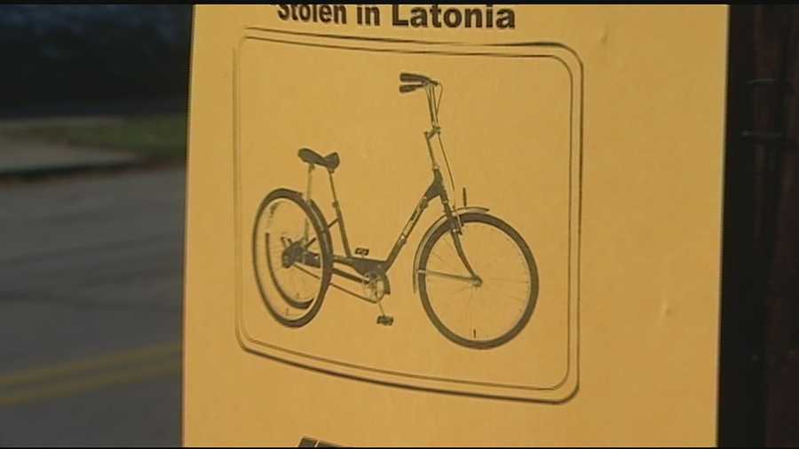 Thieves hit a new low in Latonia after stealing a bike specially made for a woman with cerebral palsy.