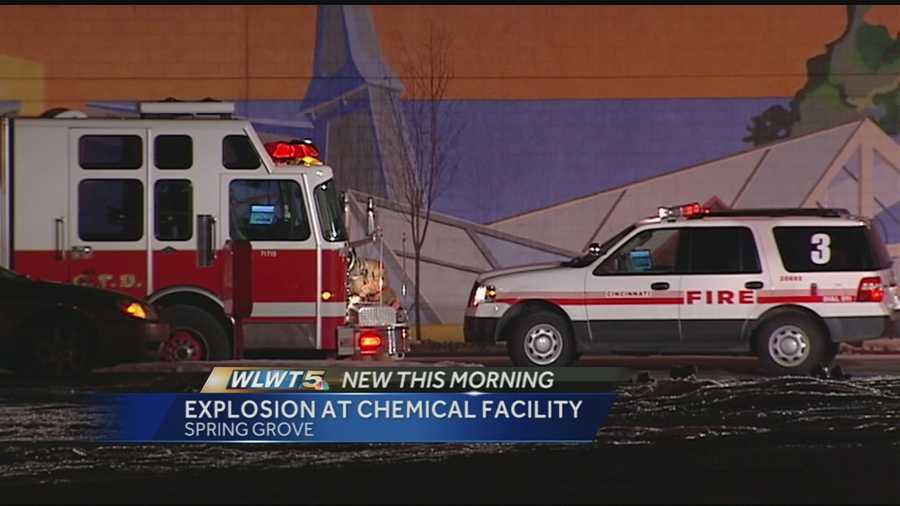 A late night explosion caused no injuries at a chemical company in Spring Grove Village.