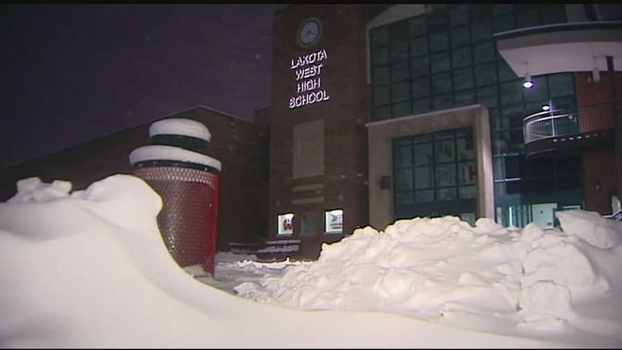 In West Chester, Lakota Schools officials decided to cancel Friday classes early.