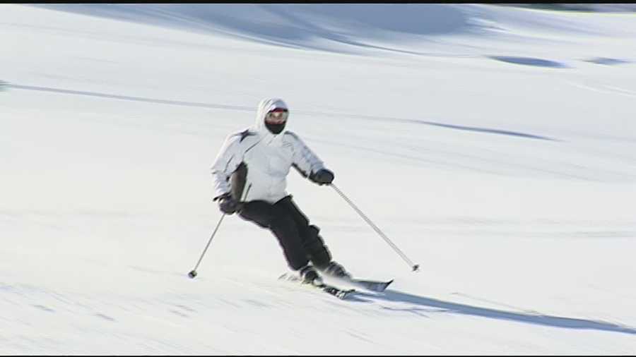 Even through the bitter cold temperatures, hundreds of skiers braved the slopes again when skiing reopened at noon.