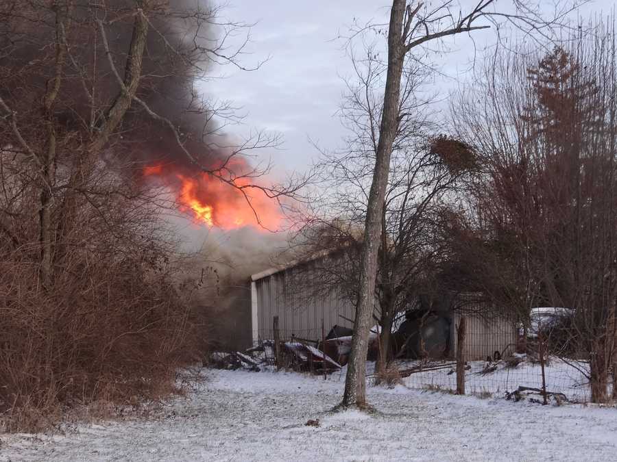 Photos Moores Hill home burns