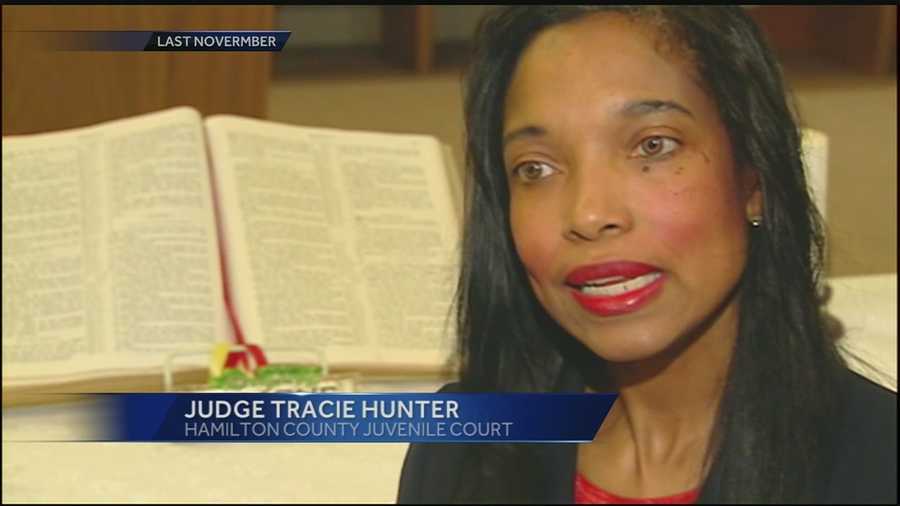 Hamilton County Juvenile Court Judge Tracie Hunter was indicted on eight felony charges Friday.