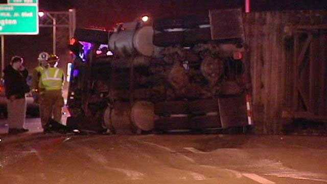 Images: Brent Spence Bridge truck crash