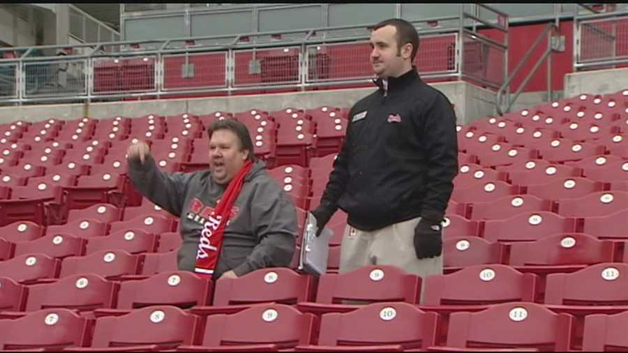 Reds fans buying ticket plans for the 2014 season got to choose their seats at the annual Select-A-Seat event Sunday.