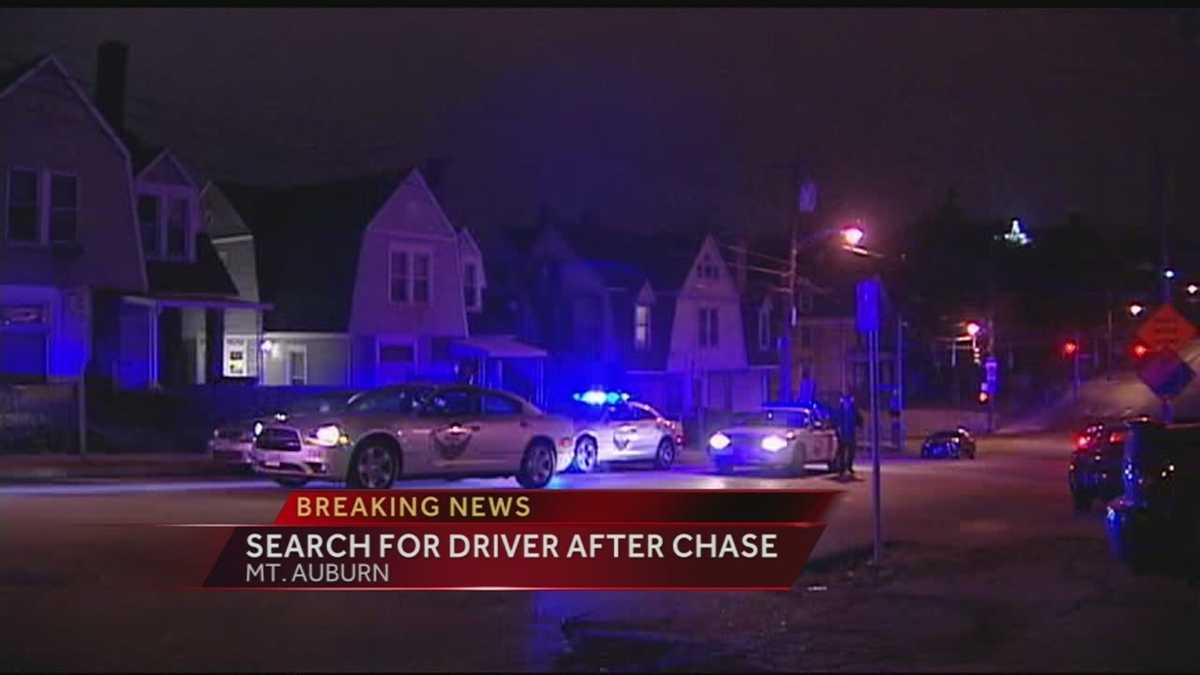 Suspect Flees After Police Chase Ends In Mt Auburn