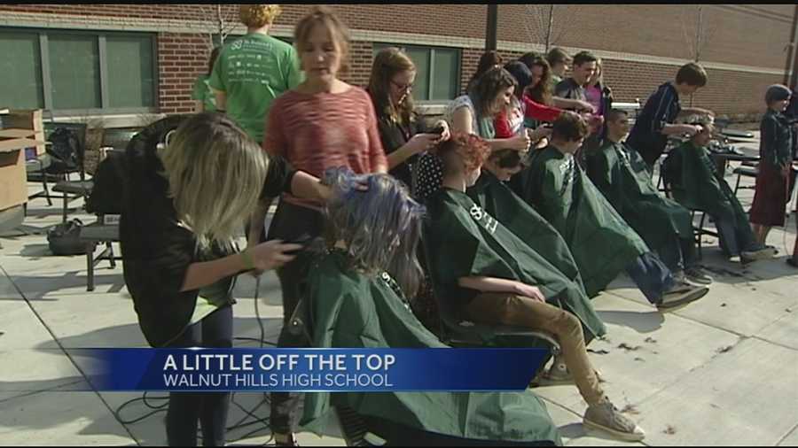 Around 30 Walnut Hills students participated in a fundraiser for St. Baldrick's Foundation. The students got their heads shaved and bought lottery tickets to shave others student's hair all in the name of fighting childhood cancer. In all the school raised around $12,000 for the foundation.