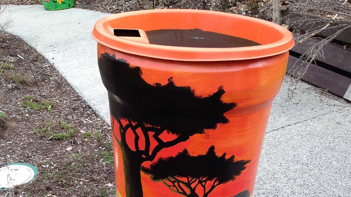 Photos 2014 Zoo rain barrels