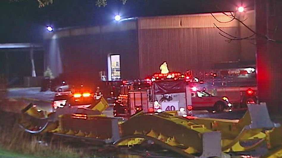 Fire crews fought blaze at Clermont Steel Fabricators Monday evening