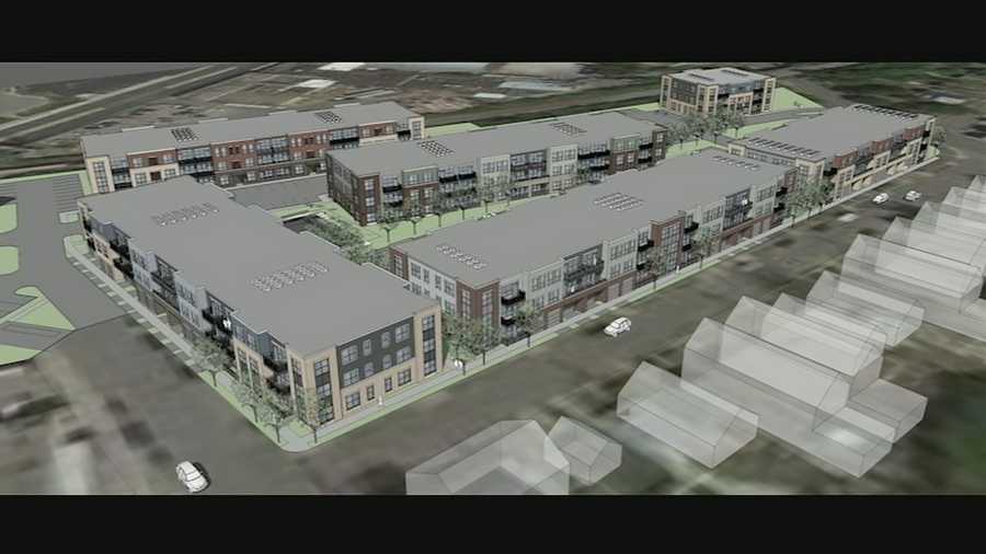 According to the developer, Cuckingham companies, construction on the new apartment buildings will begin next month.