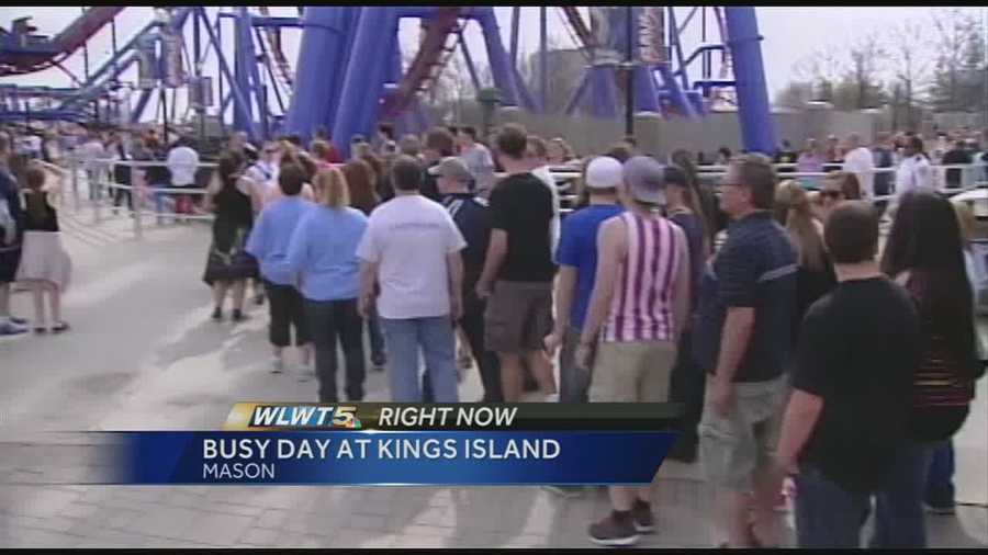 The reasons behind the long wait are what Kings Island officials are calling the “theme park trifecta.” Friday was opening day; there was a new attraction at the park and on top of it all the perfect weather. Officials said the wait for the new Banshee roller coaster was just over an two hours.
