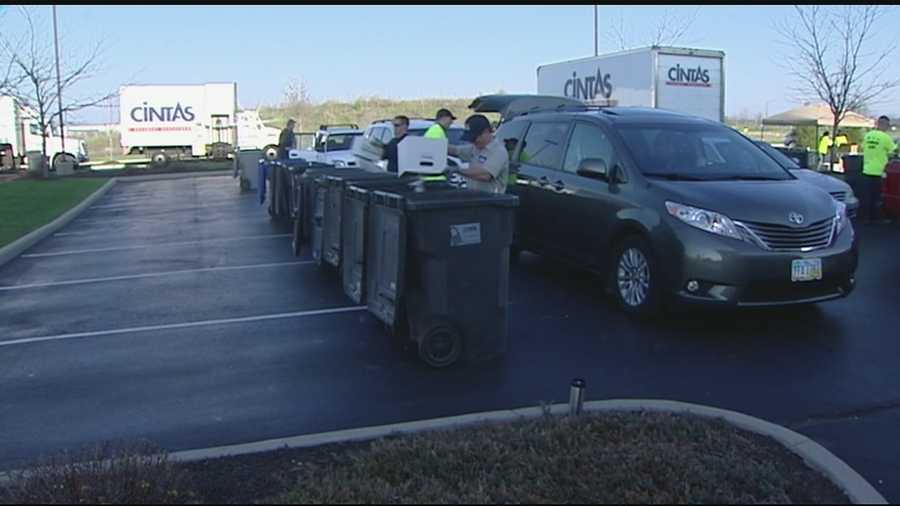Shred Day was a free offering to the public to safely discard personal information that is no longer needed.