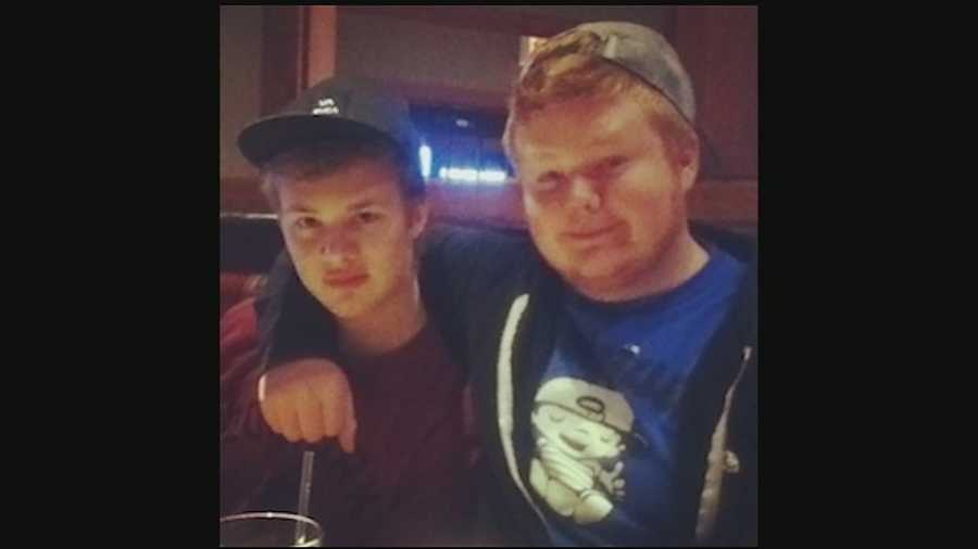 Marty Stanaford, 19, and his friend Cameron Buerger, 20, went missing Saturday night.