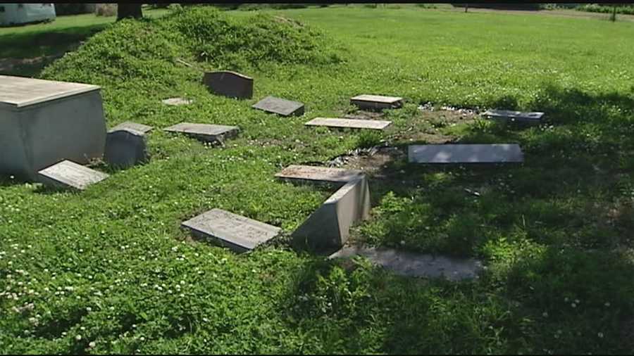 Families are devastated by what they say are deplorable conditions at Beech Grove Cemetery in Springfield Township. Broken headstones, overgrown grass and sinkholes exposing caskets are just some of the issues.