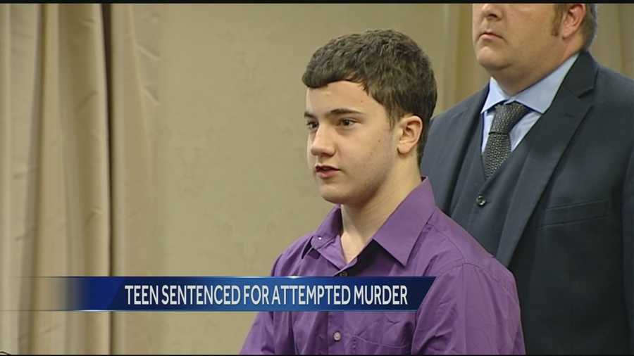 Mitchell Simon, 17, is sentenced to 9 years in prison after setting fire to his Liberty Township home and trying to kill his parents.