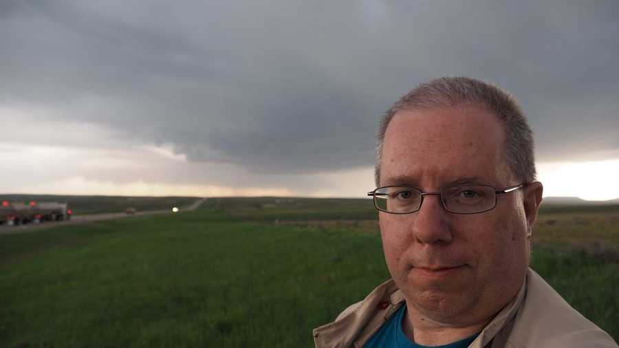 The obligatory severe storm selfie in Nebraska
