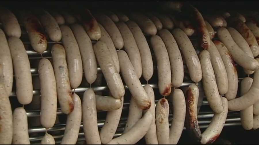 The record for the longest bierwurst sausage already set last year will be broken by Queen City Sausage, the same folks who set it last year.