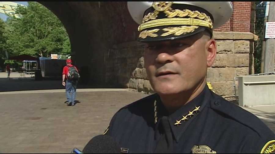 This weekend's Bunbury Music Festival comes on the heels of a violent week downtown, and Cincinnati's police chief is adopting an all hands on deck approach to safety.
