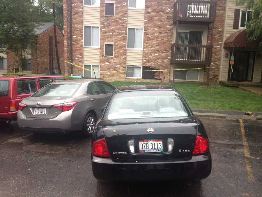 Images Car hits Loveland apartment building