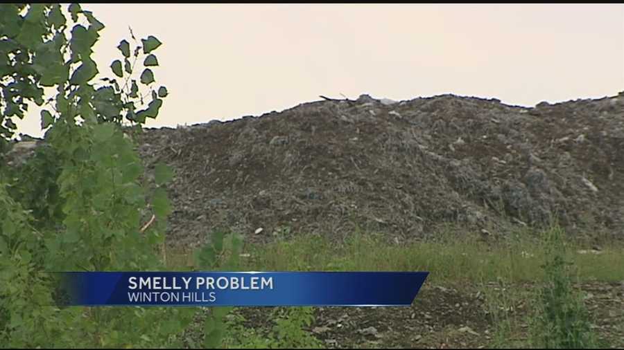 Officials said there is at least 40,000 tons of rotting food scraps in the former Compost Cincy site and neighbors, some miles away, have been complaining about the smell for months.