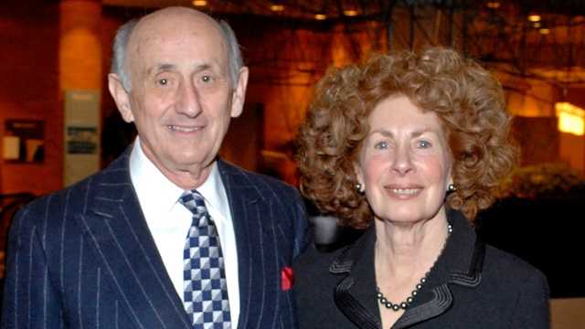 Lois Rosenthal with her husband Richard at the University of Cincinnati