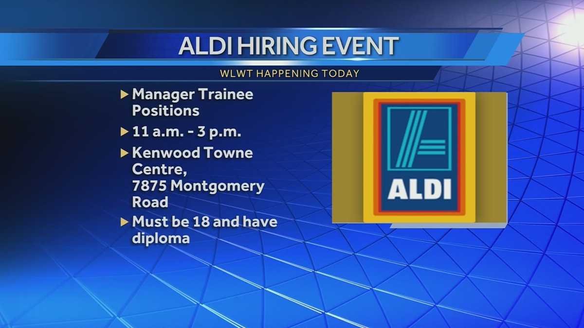 Aldi hiring for manager trainee positions