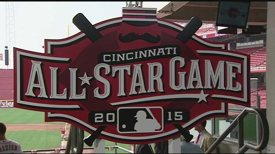 Representatives from Major League Baseball and the Cincinnati Reds, as well as city and county leaders, were on hand as the 2015 All-Star Game logo was unveiled Wednesday.